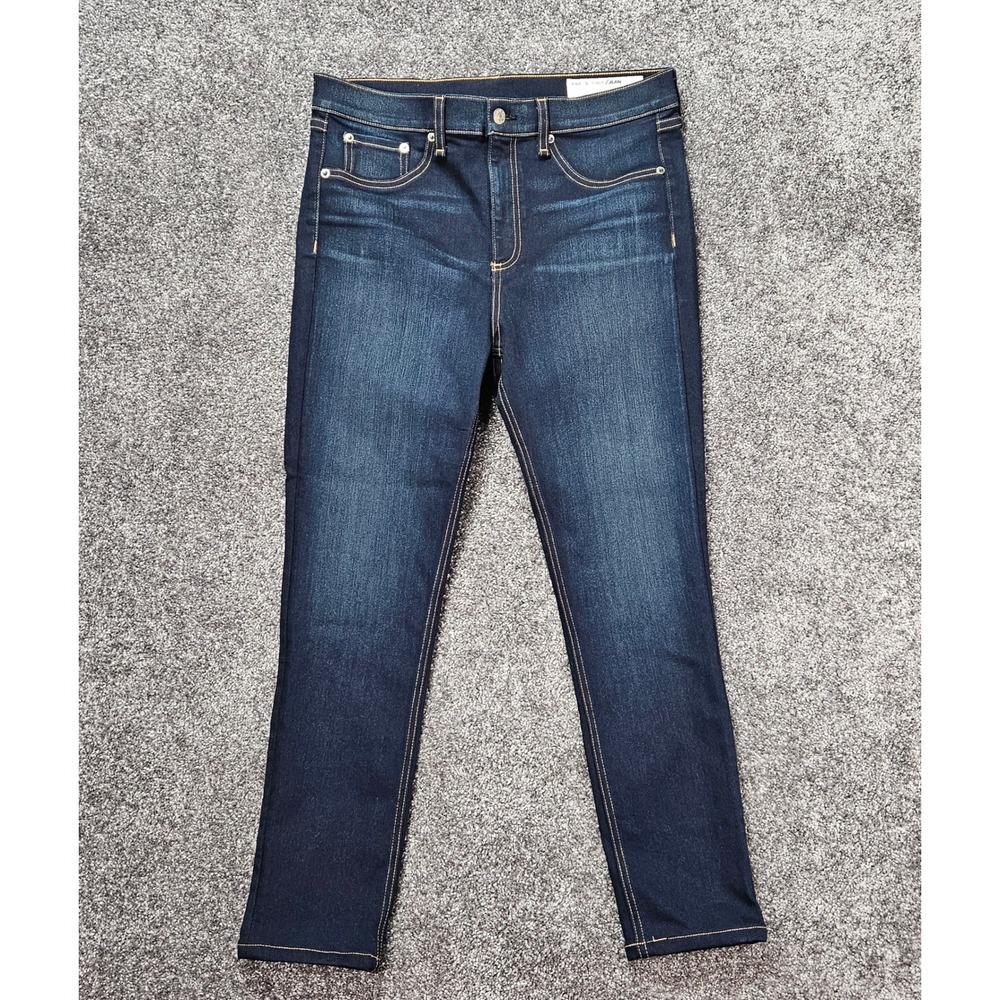 rag & bone Skinny Jeans Women's 31x25 Bedford Dark Wash Denim Stretch USA